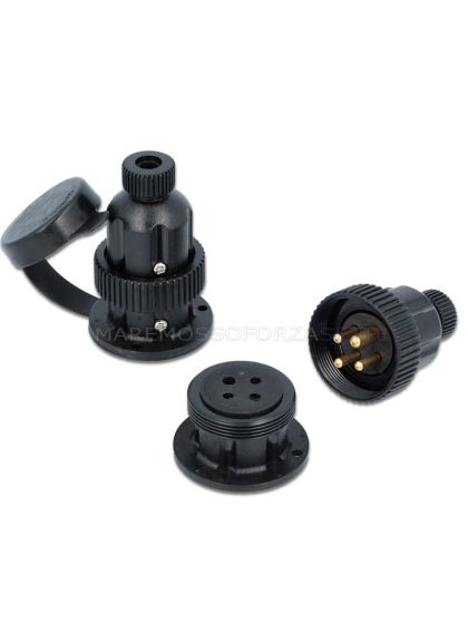 Spina con presa stagna in policarbonato 5A 