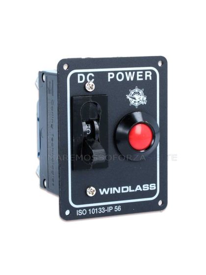 Pannello con magnetotermico  per salpa ancora