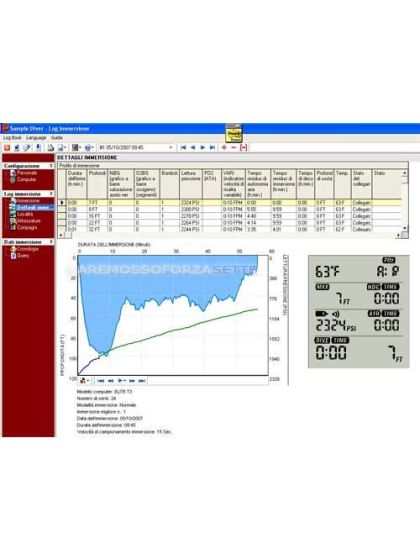Cavo USB interfaccia pc per computer Oceanic 04.9600