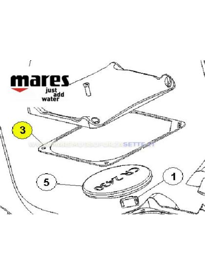 Guarnizione per Mares Nemo Excel e Apneist