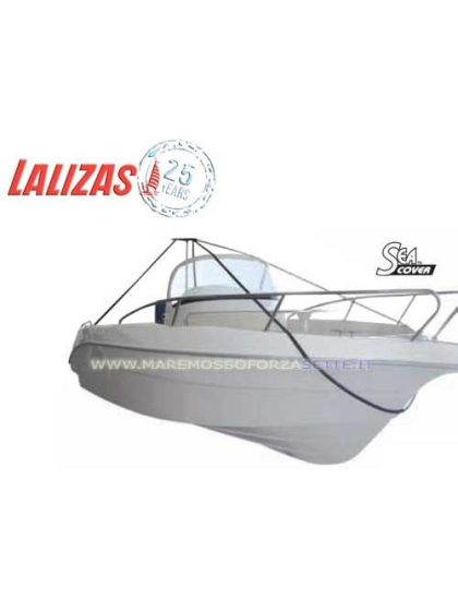 Sistema di sostegno per telo copertura barca