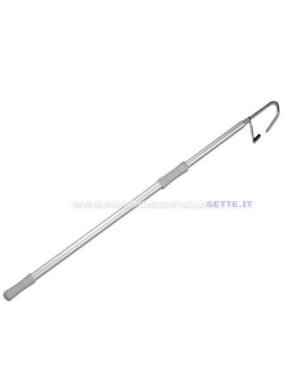 Raffio telescopico in alluminio 1,20 metri