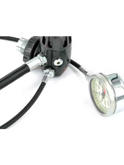 Frusta Trecciata HP Per Manometro Subacqueo cm 80