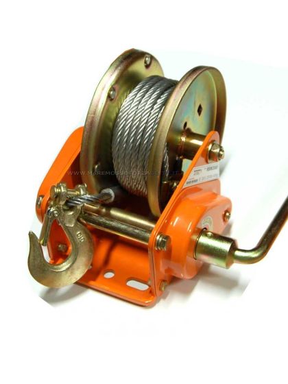 Argano Rock per carrello barca con fermo 1135 kg di trazione max