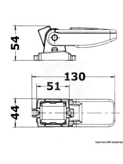 Interruttore automatico 20A galleggiante per pompe di sentina
