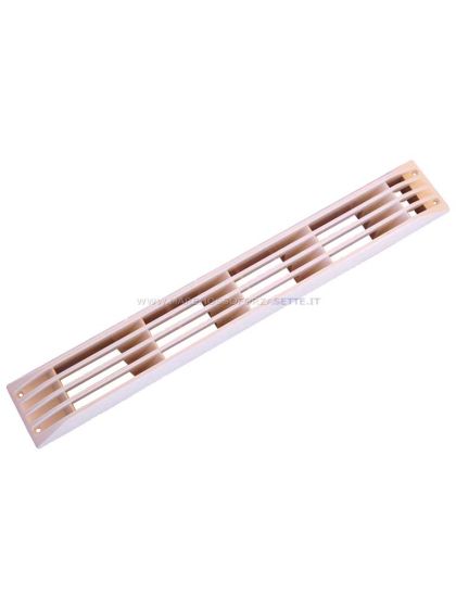 Presa d'aria Zebra in nylon bianca mm 435x64