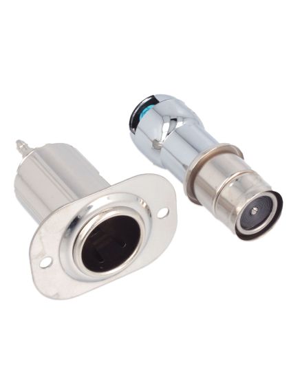 Accendisigari marino inox con luce carteggio per barca