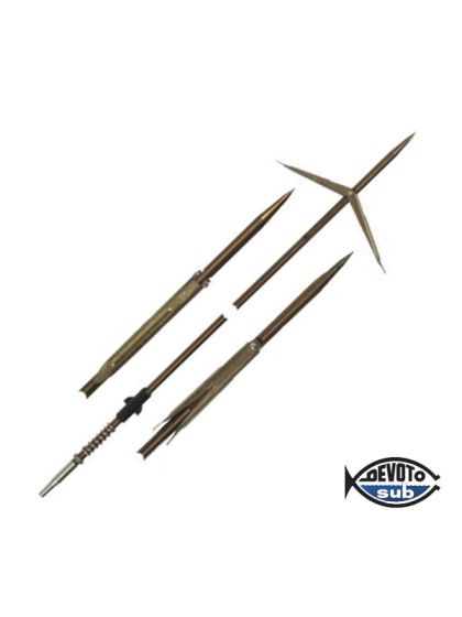 Asta inox tahitiana Ø 7mm Doppia aletta per aria compressa