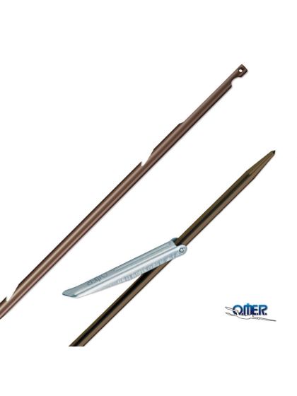Asta per arbalete Omer Ø 6,5mm Tahitiana in acciaio inox