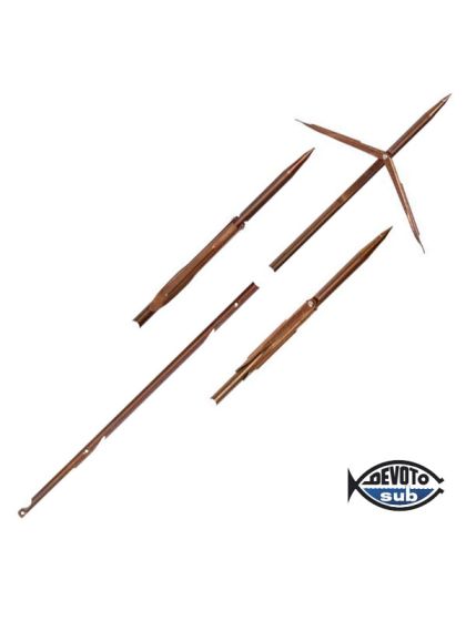 Asta tahitiana Inox Ø 6,5mm Doppia Aletta per arbalete