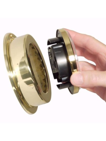 Altitude 852 series Barometro  Ø 127mm Ottone Lucidato