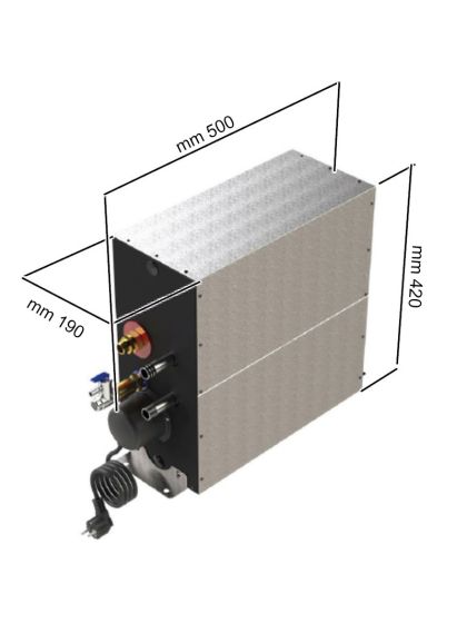 Boiler Nautico ATI BB2012X Scalda Acqua 20 Litri 1250w