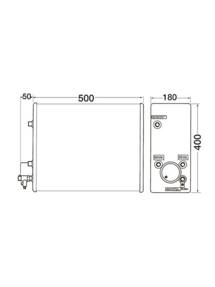 Boiler Nautico Isotemp Slim 16 Litri 750 Watt
