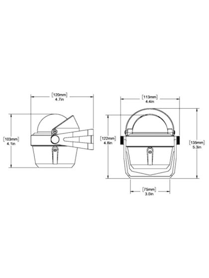 Bussola Ritchie Explorer B-51 Bianca A Staffa