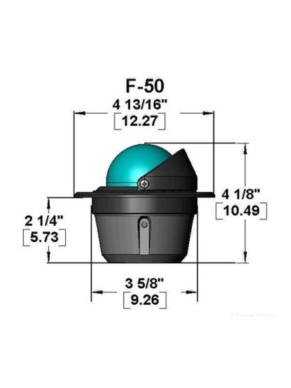 Bussola Ritchie Explorer Da Incasso F-50 Nera mm 70