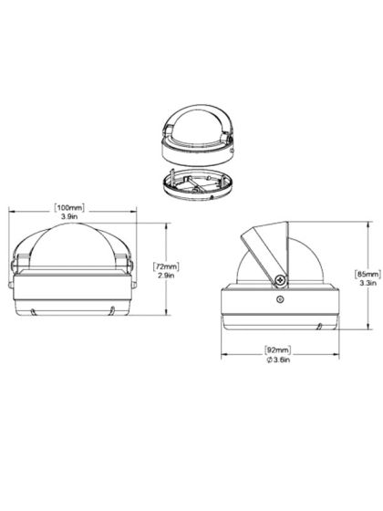 Bussola da Appoggio Ritchie Explorer S-53 Nera