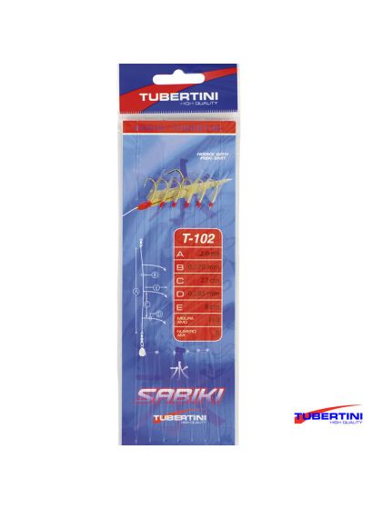 Calamento Tubertini Sabiki T-102 per la pesca dalla barca