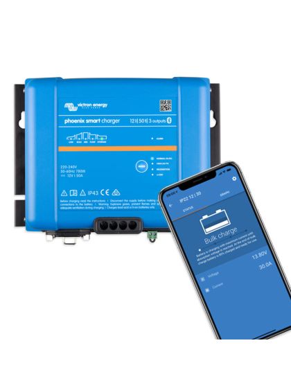 Carica batteria Victron Phoenix Smart 12V 50A IP43 Bluetooth