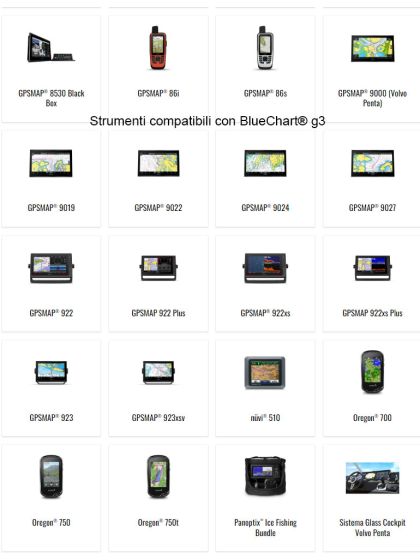 Cartografia Garmin BlueChart® g3 HXEU012R Tirreno microSD™/SD™