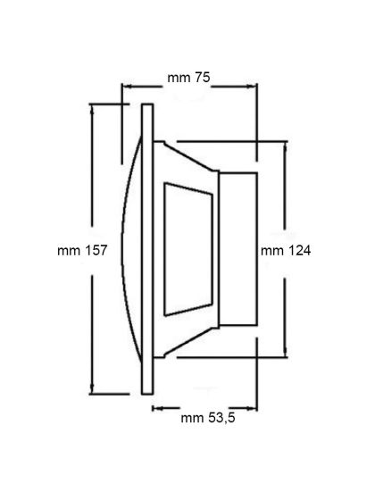 Casse nautiche Osculati doppio cono Ø 157mm 40W RMS