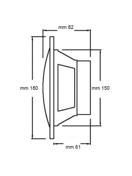 Casse nautiche Osculati doppio cono Ø 180mm 60W RMS
