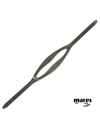 Cinturino per maschere Mares in silicone nero