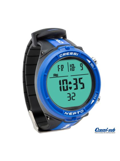 Orologio Cressi Sub Nepto BLU computer per Apnea