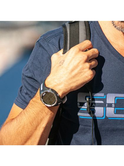 Computer Subacqueo Seac Sub Action Black and Blue