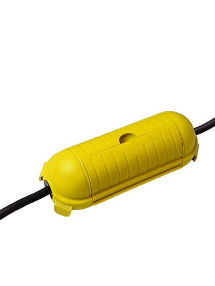 Contenitore antispruzzo per prolunghe elettriche