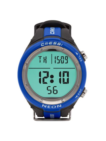 Computer Cressi Sub Neon BLU Orologio Sub