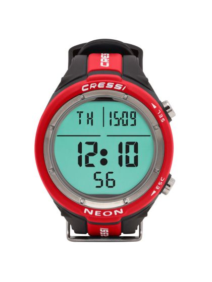 Computer Cressi Sub Neon ROSSO Orologio Sub