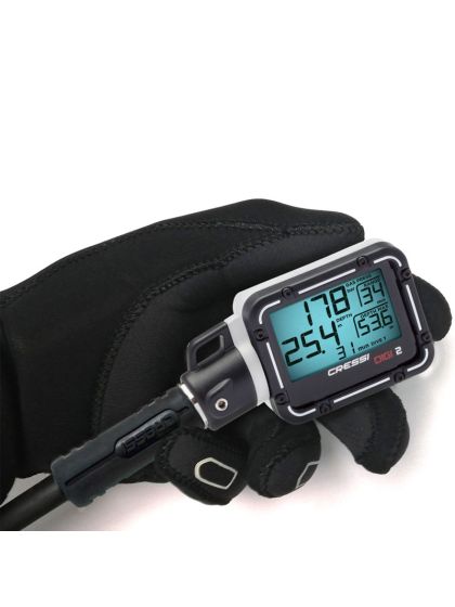 Manometro digitale Cressi Sub DIGI 2 Nera Pressione con  Profondità