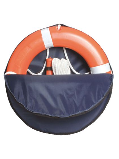 Contenitore in tessuto per salvagente anulare BLU