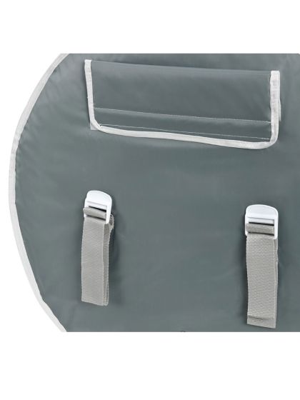 Contenitore in tessuto per salvagente anulare GRIGIO