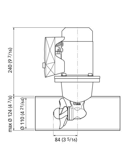 Quick BTQ110-25 Elica Di Manovra Per Imbarcazione
