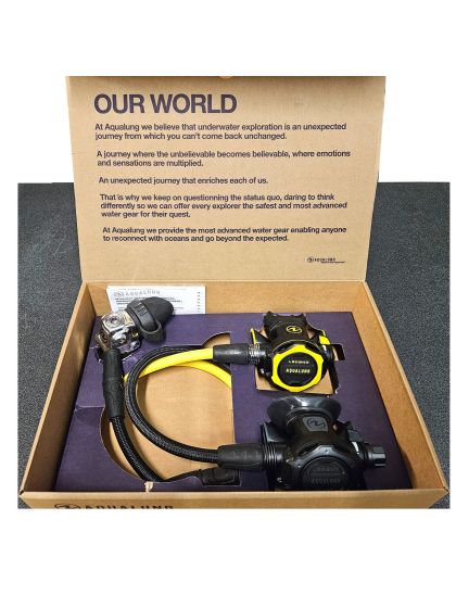 Erogatore Aqualung Legend Elite Black DIN con Octopus