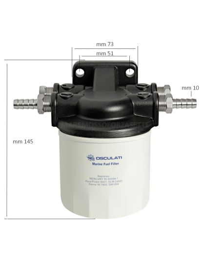 Filtro Benzina Da 182 a 404 Litri Orari Equivalente Mercury