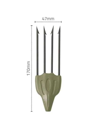 Fiocina Salvimar Speed 4 punte Mustad Military Green