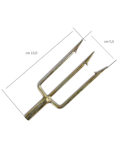 Fiocina Sub 3 Punte in Acciaio Armonico