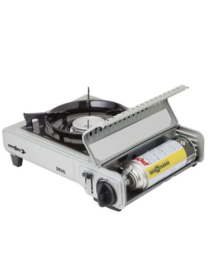 Fornello a gas Portatile Devil in acciaio Inox