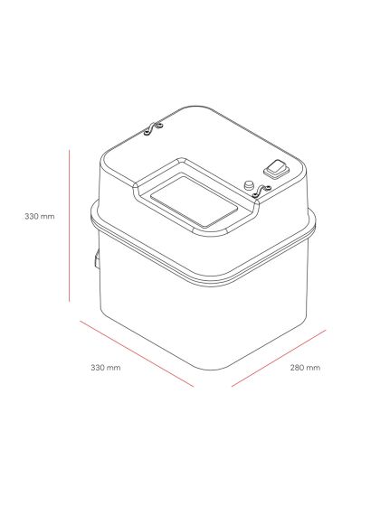 Gonfiatore Scoprega GE 1800 EL 230 Vac per grandi strutture 3400L/min