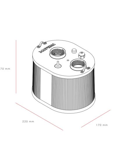 Gonfiatore Scoprega GE 900 230 Vac 1700L/min