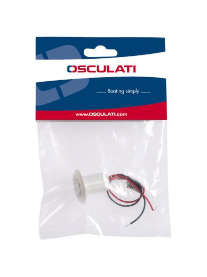 Luce Led di cortesia in ABS Bianco da incasso Ø mm 28