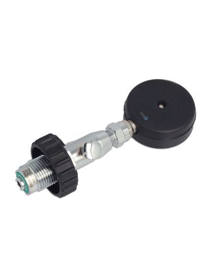 Manometro per controllo pressione bombole con attacco DIN