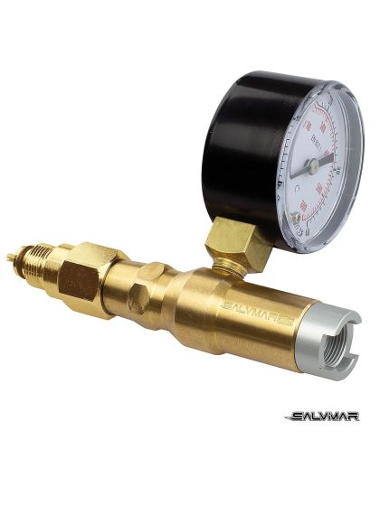 Manometro Salvimar per controllo pressione fucile Mares Sten e Asso Seac