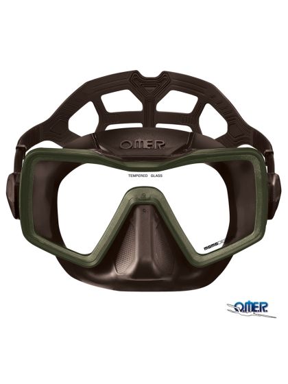 Maschera Apnea Omer sub Monovetro By Momodesign Brown