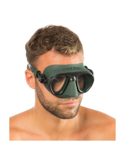 Maschera Cressi Sub Calibro Verde Anti Appannamento