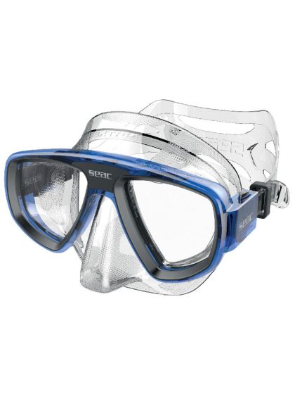Maschera con Tubo aereatore Seac Sub Extreme Clear-Blu