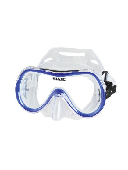 Maschera in silicone Seac Sub Salina MD BLU per bambini