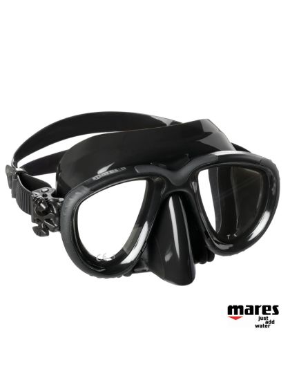 Maschera Mares Tana in silicone Nero